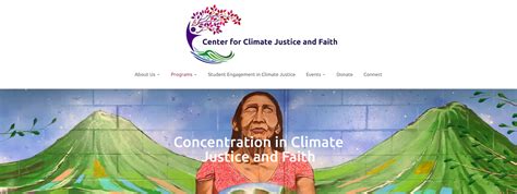 Concentration In Climate Justice And Faith Center For Climate Justice