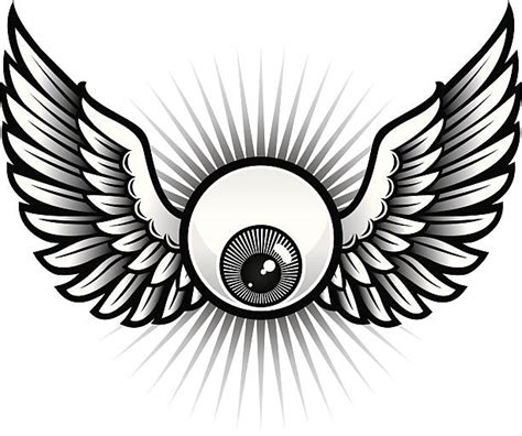 Eyeball With Wings Illustrations Royalty Free Vector Graphics And Clip