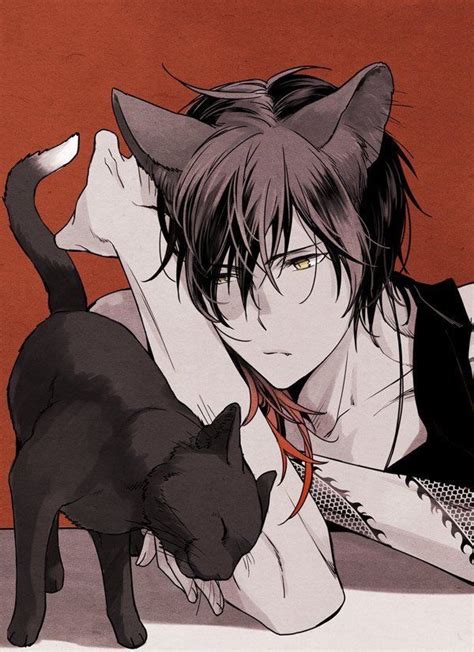 Kara Chan Touken Ranbu Hot Anime Boy Anime Cat Boy Manga Boy Cute