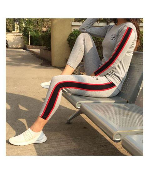 Buy Gucci Cotton Tracksuits Grey Online At Best Prices