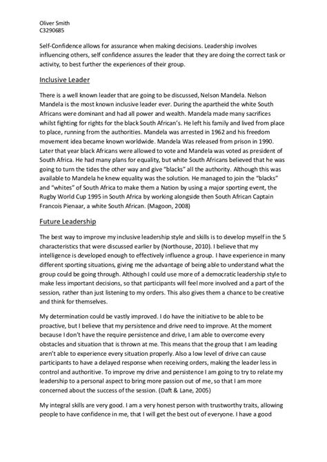 Reflective Essay About Leadership Reflective Essay On Leadership 200