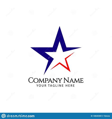 Star Company Logo Vector Template Design Illustration Stock Vector