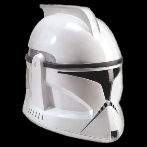 Clone Trooper Helmet 2 Pce Mask Star Wars Ex Display Item