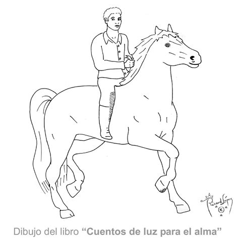 MONTAR A CABALLO DIBUJO - Imagui
