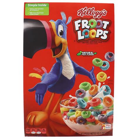 Surprise Toy Boxes Loops Froot Box Cereal Kelloggs 7oz Sold