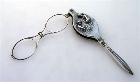 Chilly Cupids Art Nouveau Lorgnette Unger Brothers Sterling Silver 1900 Silver Antique Silver