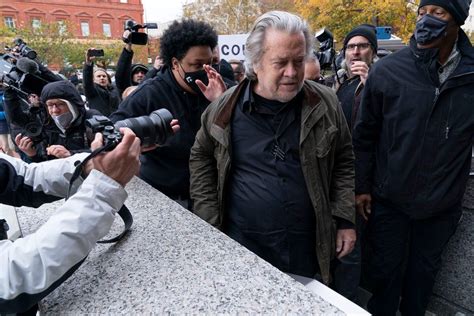 Trump Ally Steve Bannon Appears In Court For Defying Jan 6 Panel The Globe And Mail