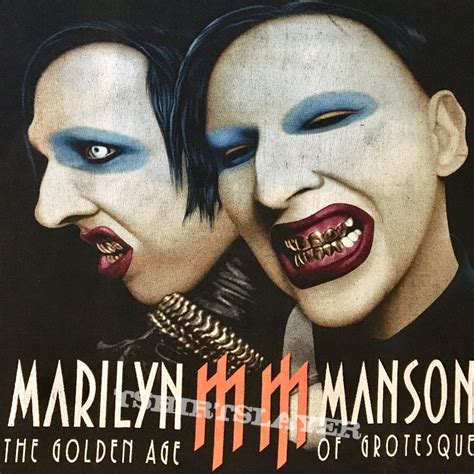 Marilyn Manson Marilyn Mason The Golden Age Of Grotesque 03 Tshirtslayer Tshirt And