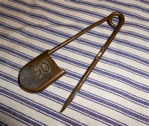 Vintage Brass Laundry Locker Safety Pin Industrial Etsy Vintage