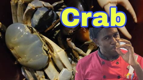 Giant Land Crab Jamaican Style Cook Crab Chef André Davy Cooking Youtube