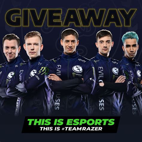 Contest Win A Signed Evil Geniuses Jersey From Razer One Esports