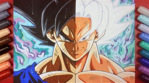 Drawing ️ Goku Ultra Instinct And Mastered Ultra Instinct ️ Tolgart