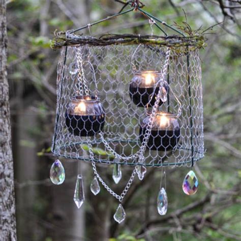These 25 easy diy chandelier ideas are just so pretty! Rustic Upcycled Outdoor Chandelier | Outdoor chandelier, Diy chandelier, Chandelier