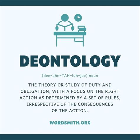 Todays Word Is Deontology From Greek Deont Obligation Logy