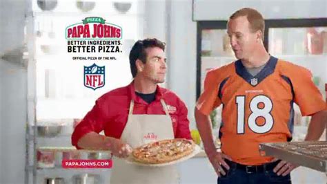 Papa John S Kick Off Special Tv Spot It Works Featuring Peyton Manning Ispot Tv