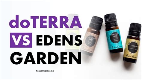 Excellent Doterra Vs Edens Garden Essential Oils Overview Youtube