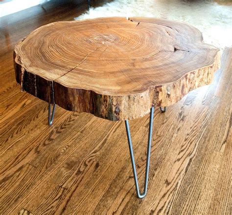 Small Round Live Edge Coffee Table : Round Coffee Table, Live Edge