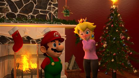 Mario And Peach Christmas Joy By Bradman267 On Deviantart