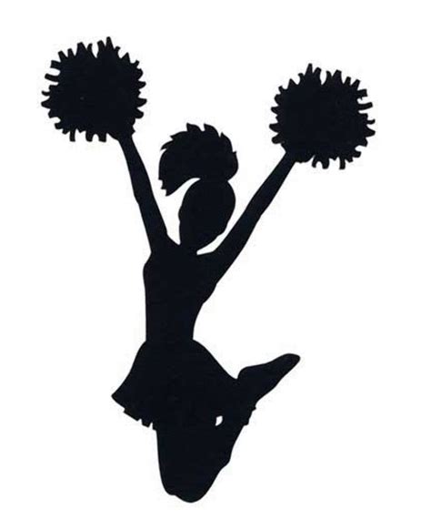 Cheerleader Silhouette Png PNG Image Collection
