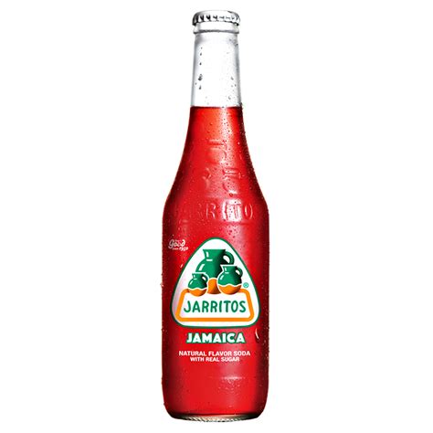 Jarritos Jamaica Soda 370ml Glass Bottles Mexican Soft Drink