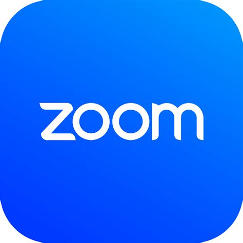 Zoom Logo In Blue Colors Meetings App Logotype Illustration 12871376 Png