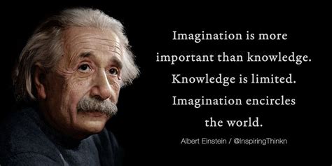 Imagination Is More Important Than Knowledge Einstein Albert