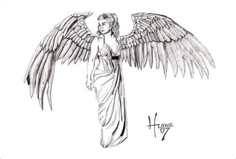 Beautiful Angel Drawing