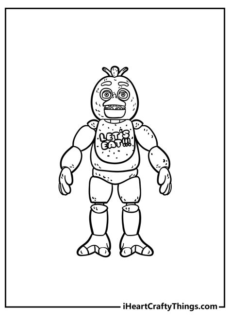 Printable Five Nights Of Freddy Coloring Page