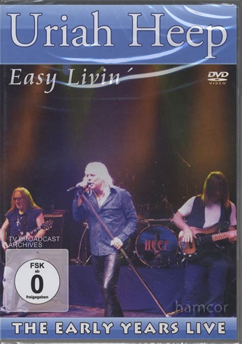 Uriah Heep Easy Livin The Early Years Live Dvd Ebay