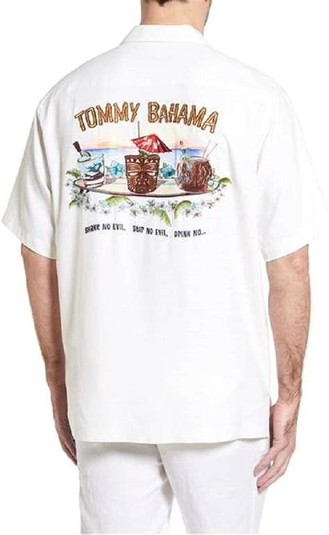 Tommy Bahama Embroidered Shake No Evil Silk Camp Shirt Color