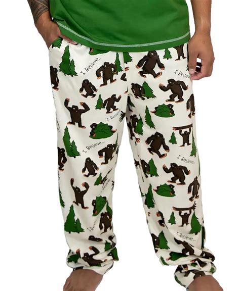 Kenco Outfitters Lazy One Mens I Believe In Bigfoot Pajama Pants