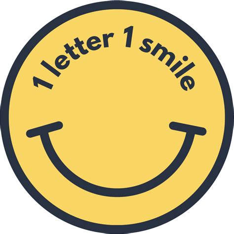 Send A Letter And Make Someone Smile 1 Letter 1 Smile