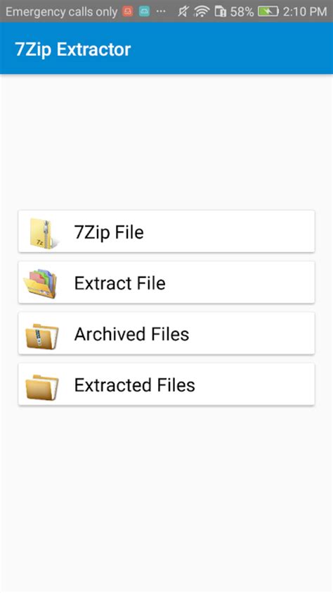 Lite 7z Zip And 7z File Extractor Para Android Descargar