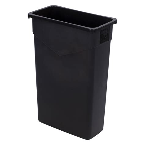 Carlisle 34202303 23 Gallon Commercial Trash Can Plastic Rectangular
