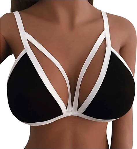 Strappy Bra Women Harness Hollow Out Cage Bra Cupless Lingerie Women Girls Bandage