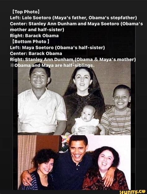 Top Photo Left Lolo Soetoro Mayas Father Obamas Stepfather