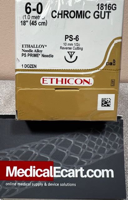 Ethicon 1816g Surgical Gut Suture Chromic
