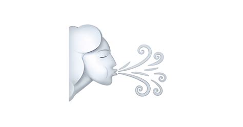 🌬 Cara Soplando Viento Emoji — Significado Copiar Y Pegar Combinaciónes