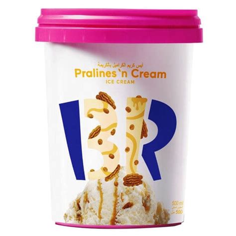 Buy Baskin Robbins Praline And Cream Ice Cream Ml Online Shop Frozen Food On Carrefour UAE