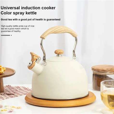 New L Whistling Kettle For Gas Stove Bouilloire Stainless Steel