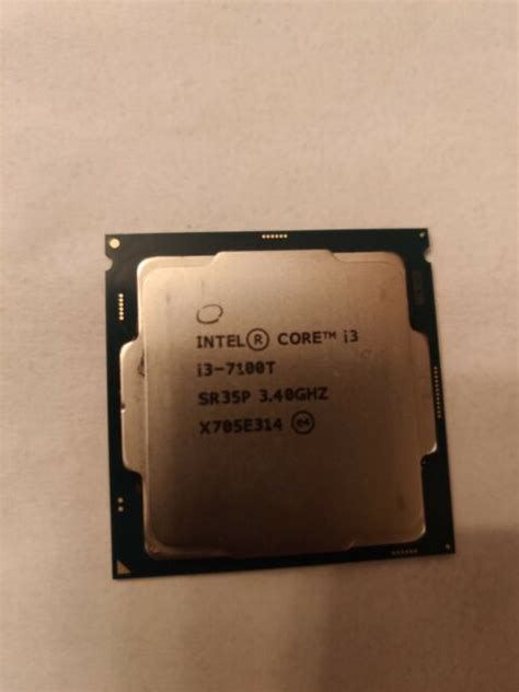 Intel Sr35p Dual Core I3 7100t 34 Ghz Lga 1151 Processor For Sale