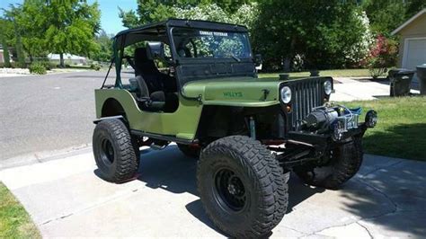 1942 Willys Jeep Mb Cj Overland Offroad Custom 350 Engine Classic