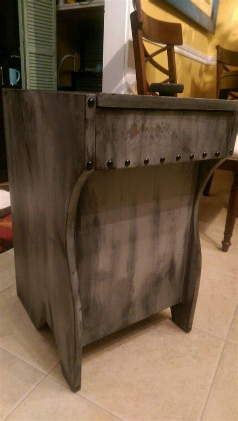 There are some amazing ideas! Potato bin/ chalk painted & distressed | Distressing chalk ...