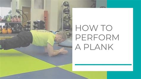 How To Perform A Plank With Correct Technique Youtube