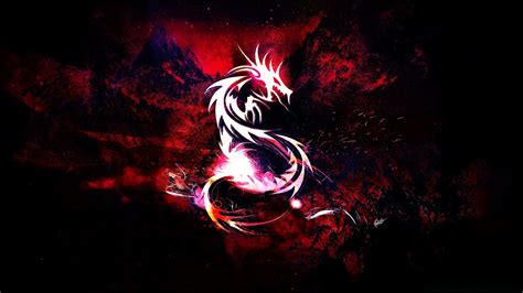 Bloody Red Dragon - Free wallpapers