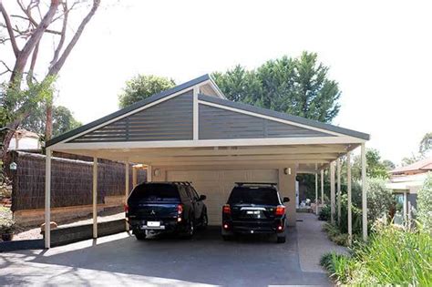 Also, if your garage roof is damaged due to stormy weather, the cost of repairs or replacement may be covered by your home insurance policy. Carport Gable Sawtooth - Mt Eliza | Totally Outdoors