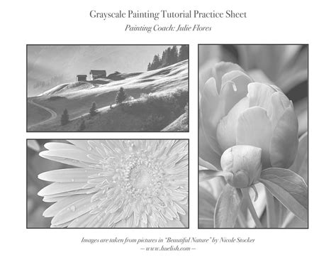 A nice family and a good job. How to Paint Grayscale: A Downloadable Guide, Practice ...