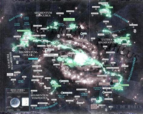 New Warhammer 40k Galaxy Map Looks Even Better In Color