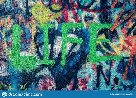 Graffiti Life Stock Photo Image Of Graffiti Wall Grunge 169444252
