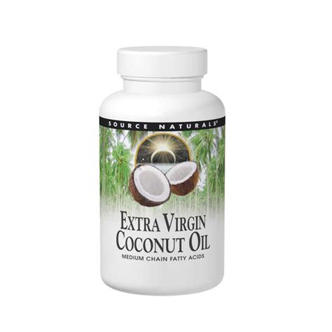 source naturals coconut oil extra virgin 120 softgels iherb